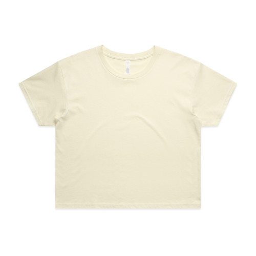 BUTTER wo's-crop-tee-butter